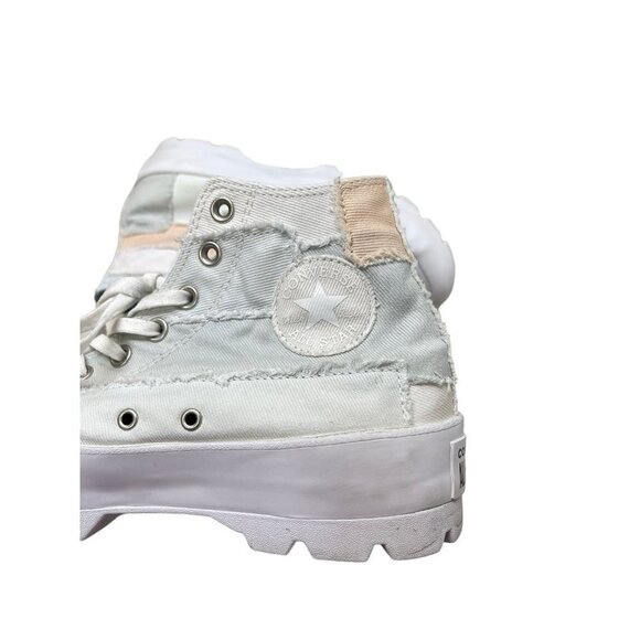 Converse Chuck Taylor All Star Hi Lugged Sneaker Denim Patchwork Women’s Size 11 - Picture 5 of 10